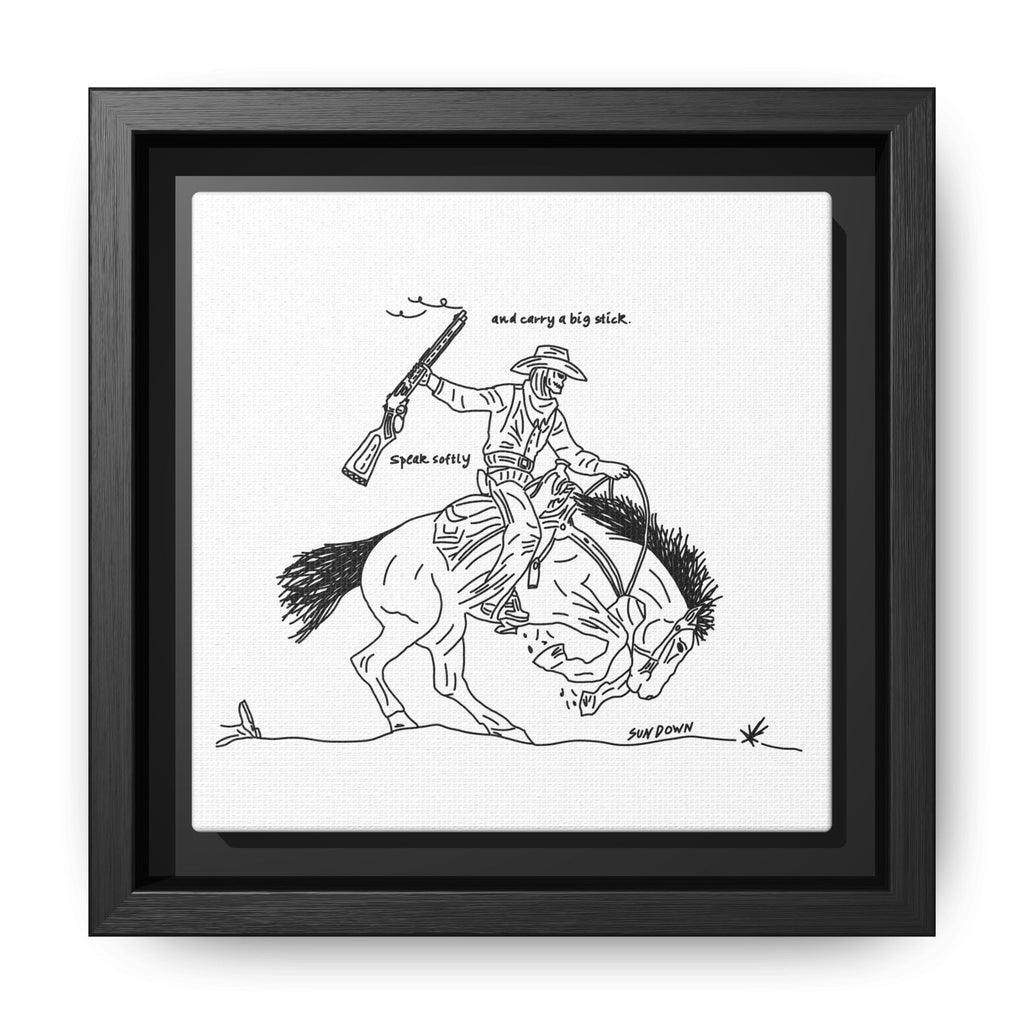 Speak Softly Framed