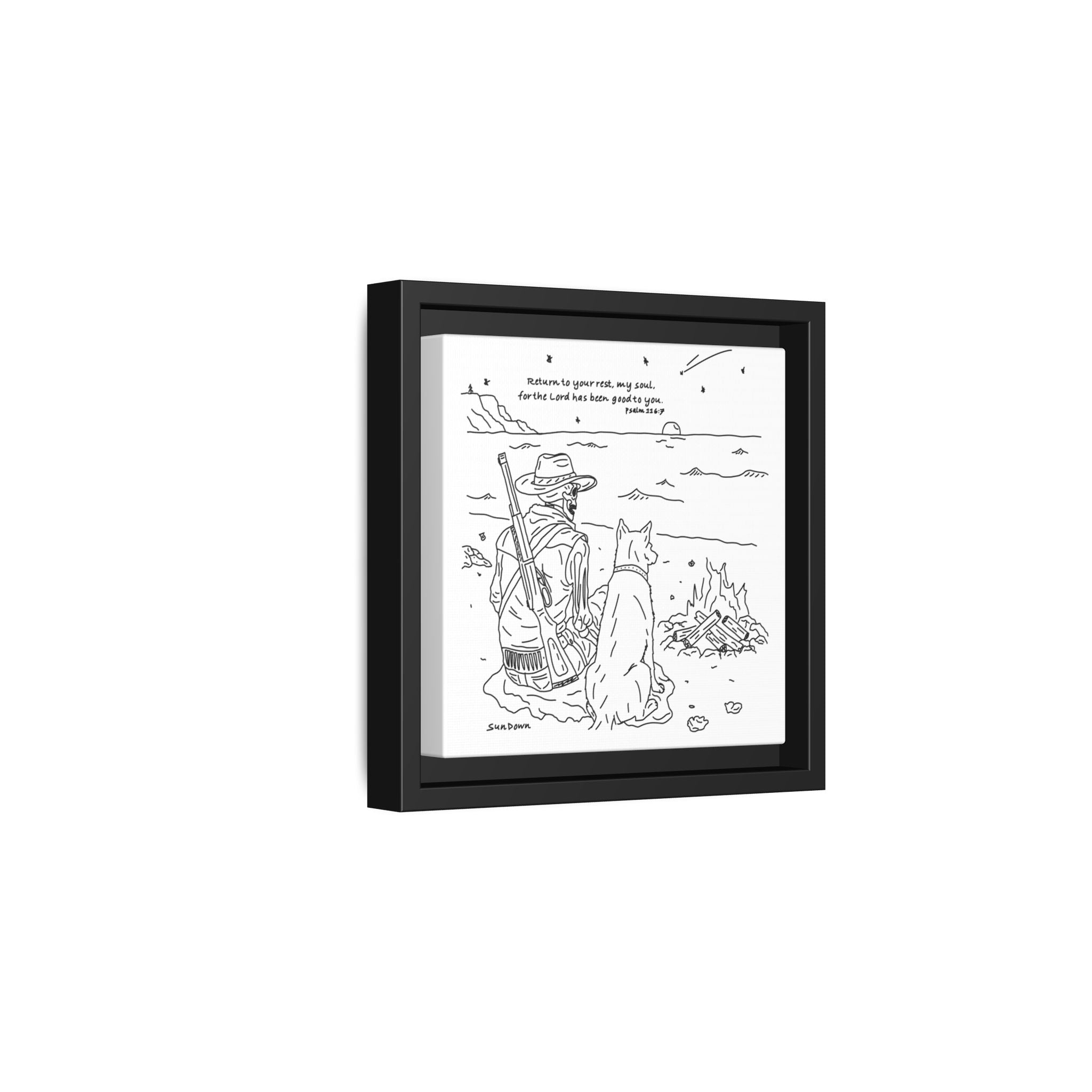 Return To Your Rest Framed