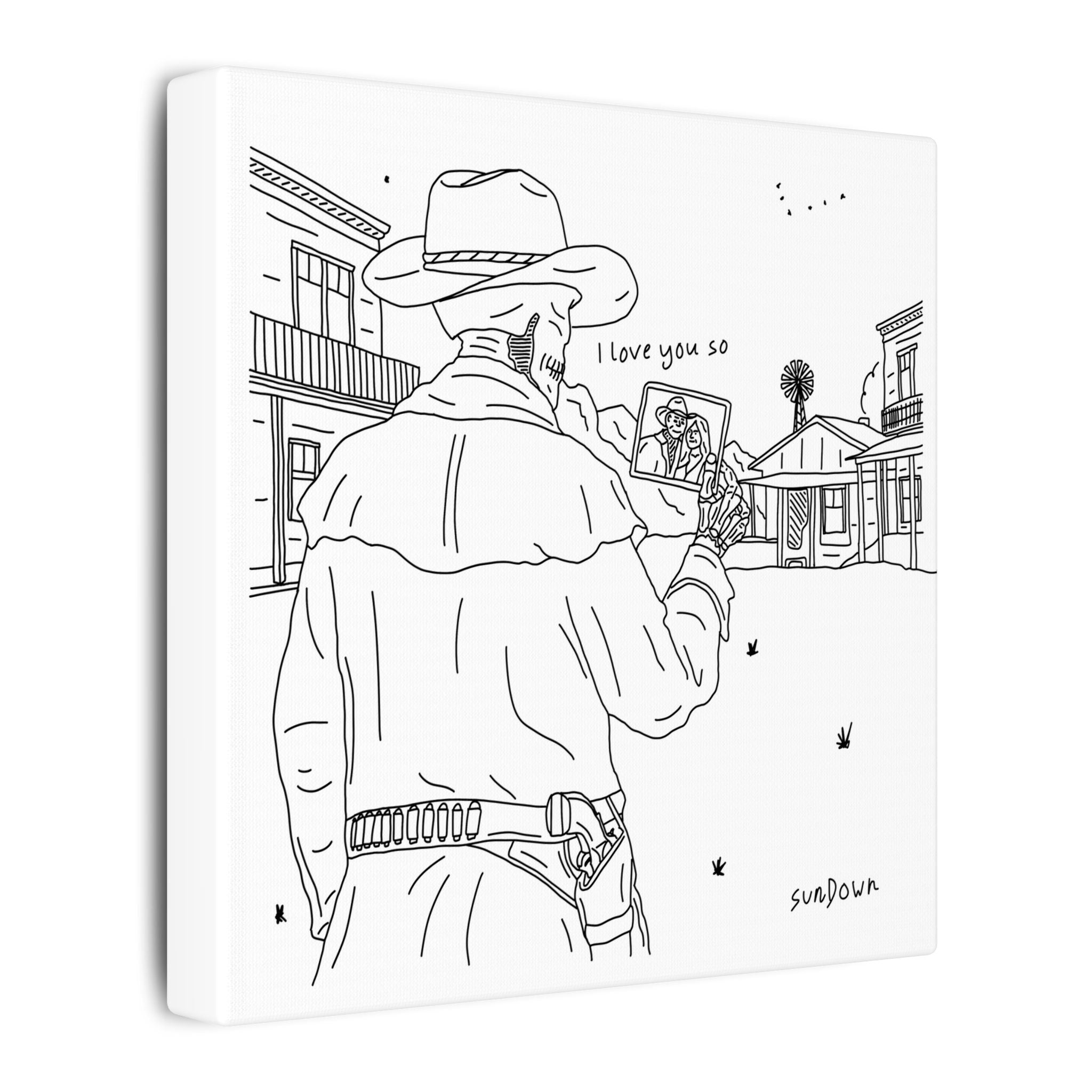 I Love You So Canvas