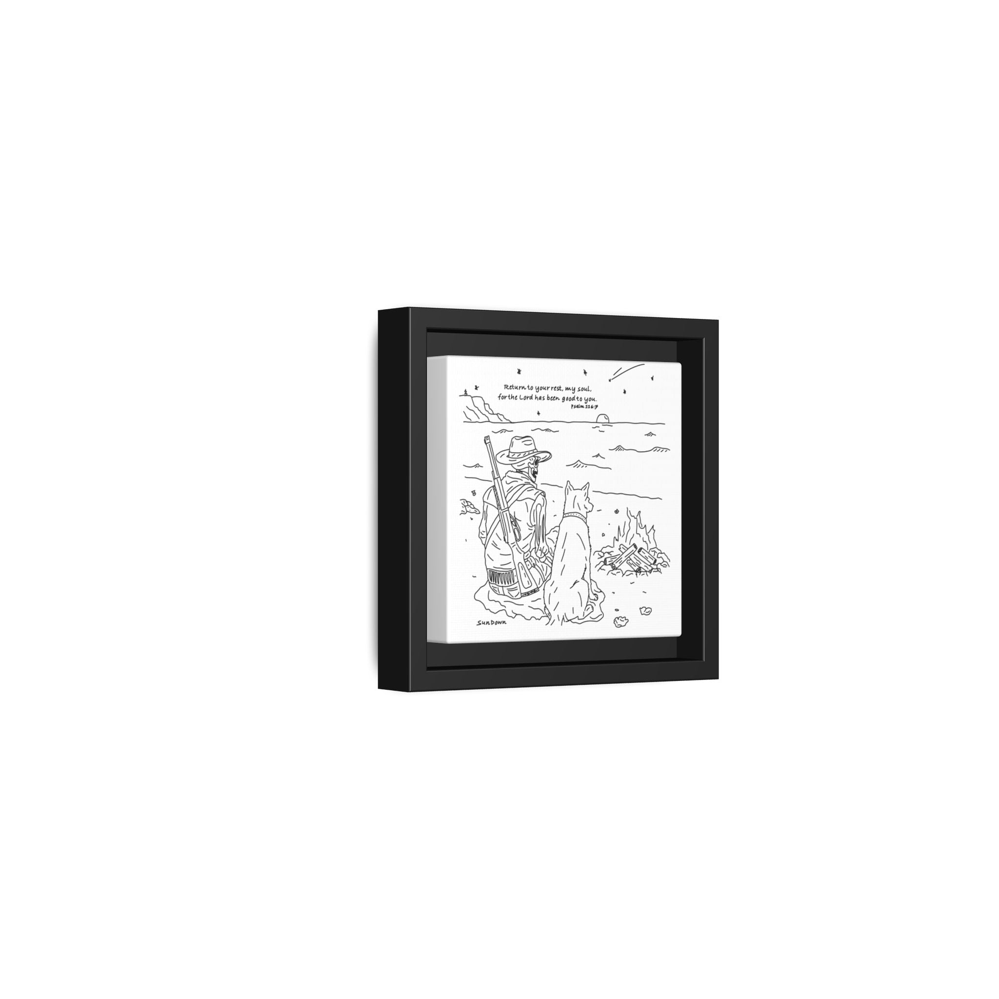 Return To Your Rest Framed